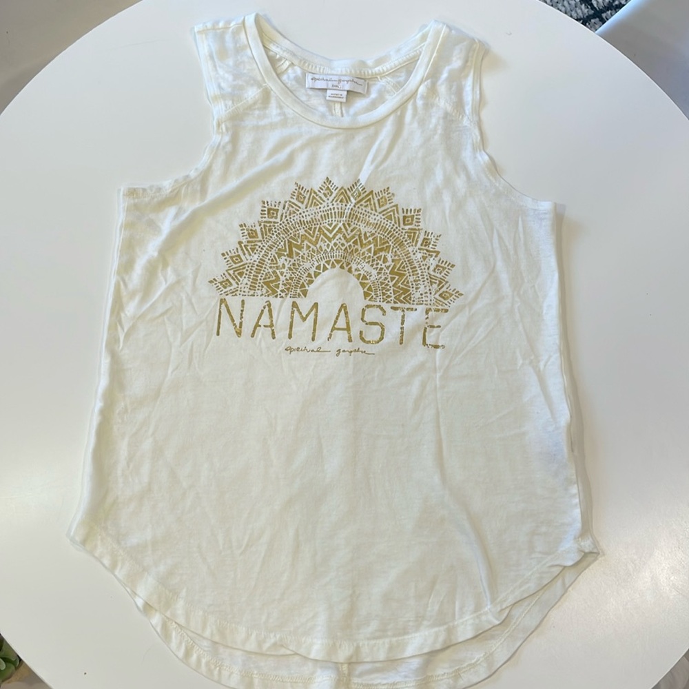 Womens spiritual gangster tank size small